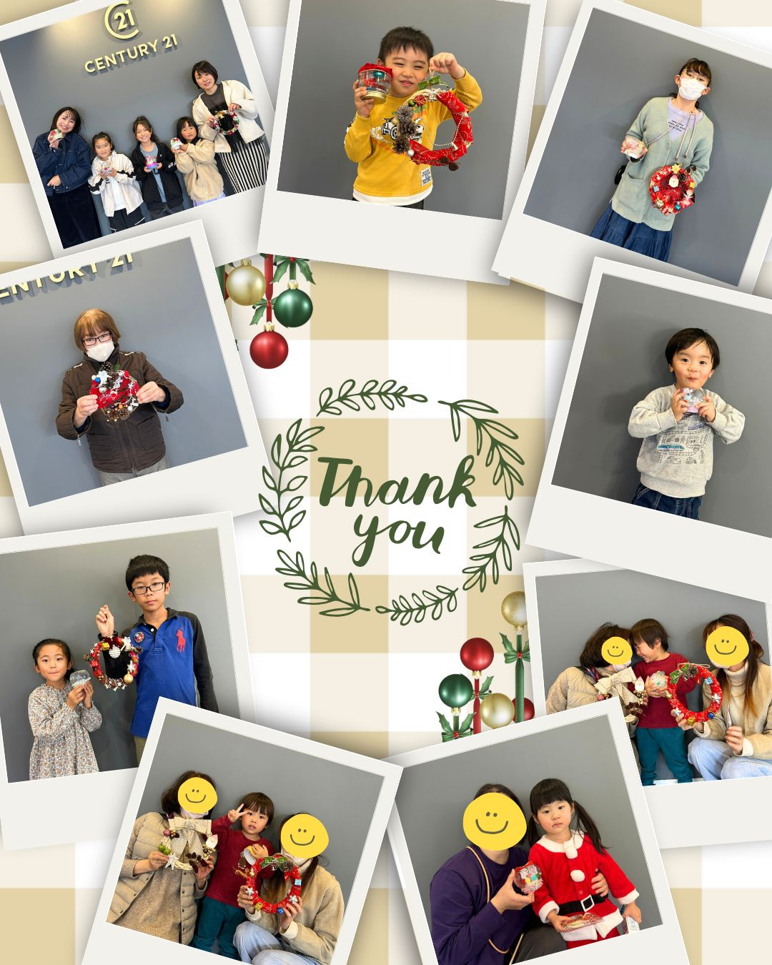 親子でワクワク！クリスマスリース＆スノードーム教室を開催しましたの画像