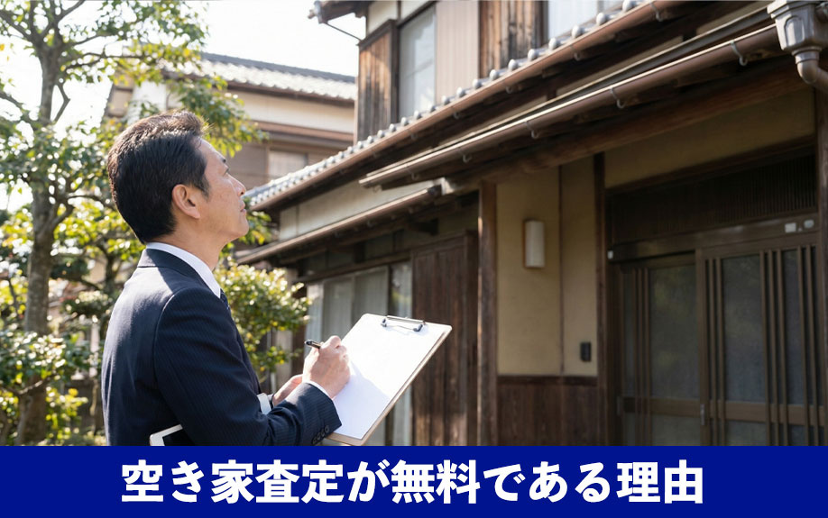 空き家査定が無料である理由