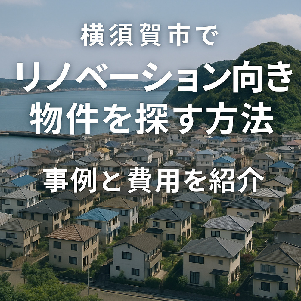 【横須賀市でリノベーション向き物件を探す方法｜事例と費用を紹介】の画像