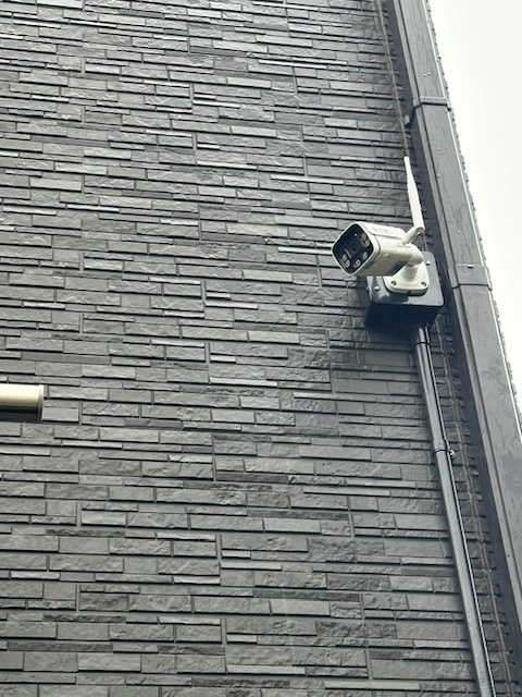 防犯カメラ設置の画像