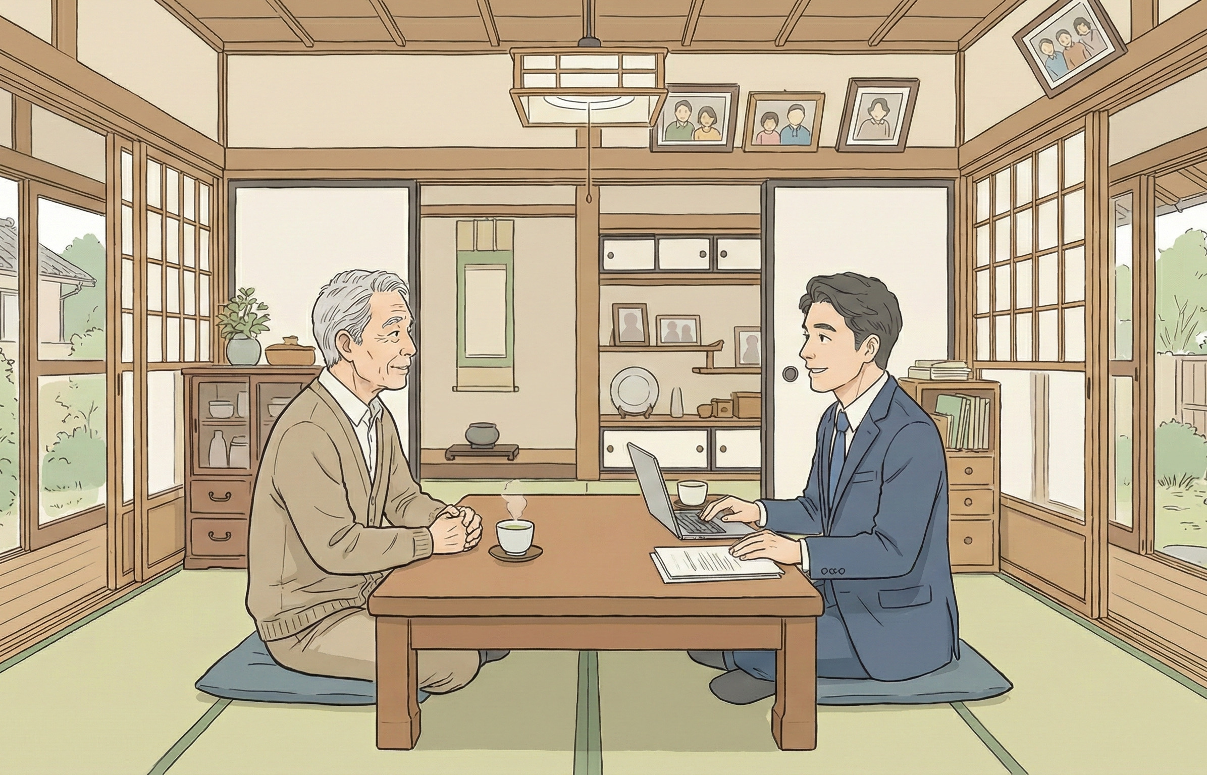 売却査定で板橋区の建物を見学