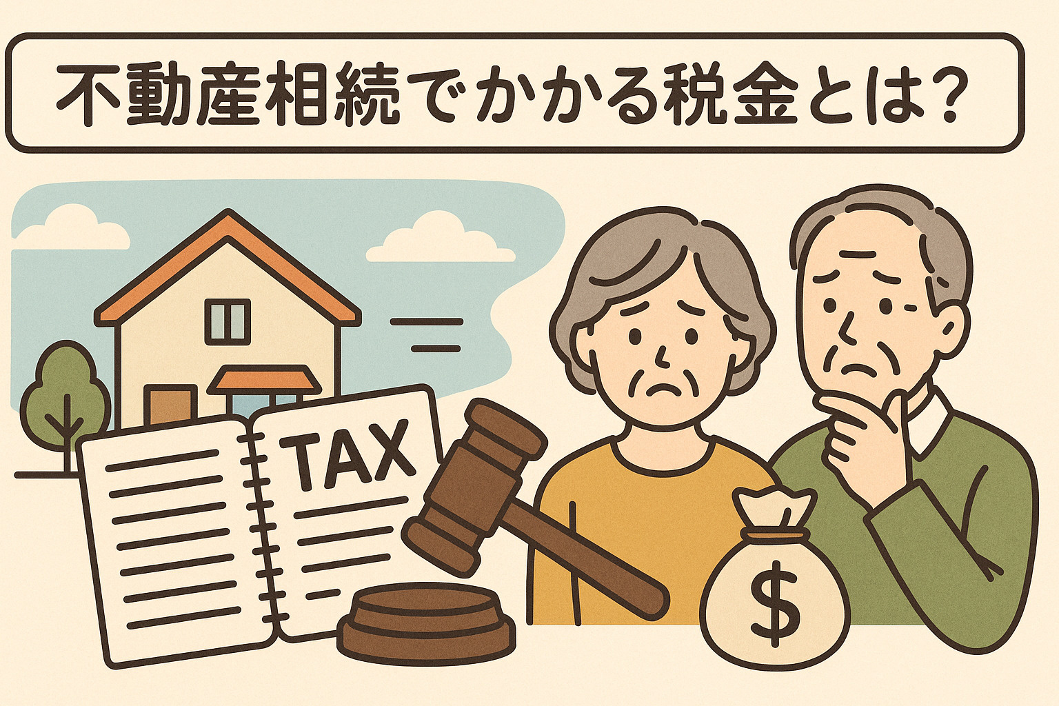 不動産相続でかかる税金とは？の画像