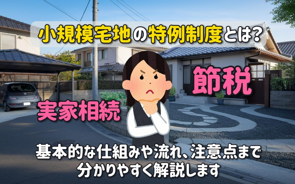 実家相続と節税に役立つ小規模宅地の特例制度とは？詳細や注意点も紹介の画像