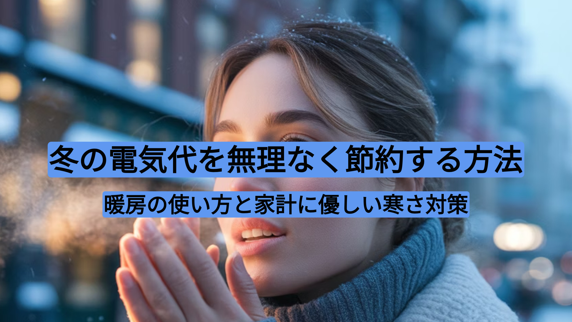 冬の電気代を無理なく節約する方法｜暖房の使い方と家計に優しい寒さ対策の画像