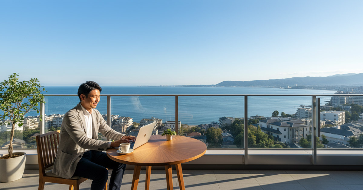 週休3日も夢じゃない？阪神間で始める「不労所得」で、時間と場所に縛られない働き方への画像
