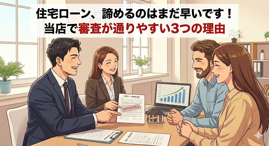 当店で住宅ローンが通りやすい３つの理由の画像