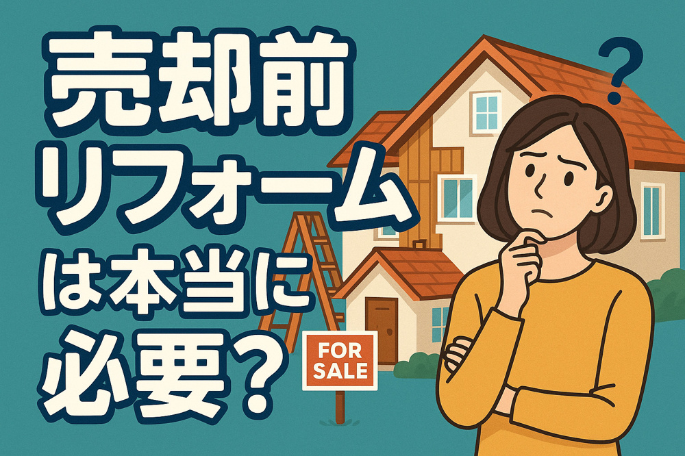 「売却前リフォーム」は本当に必要？ の画像