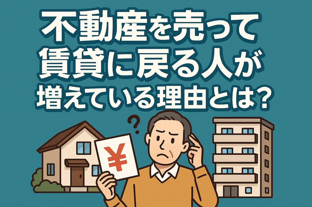 不動産を売って賃貸に戻る人が増えている理由とは？の画像