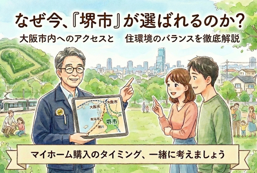 なぜ今、「堺市」が選ばれるのか？大阪市内へのアクセスと住環境のバランスを徹底解説の画像