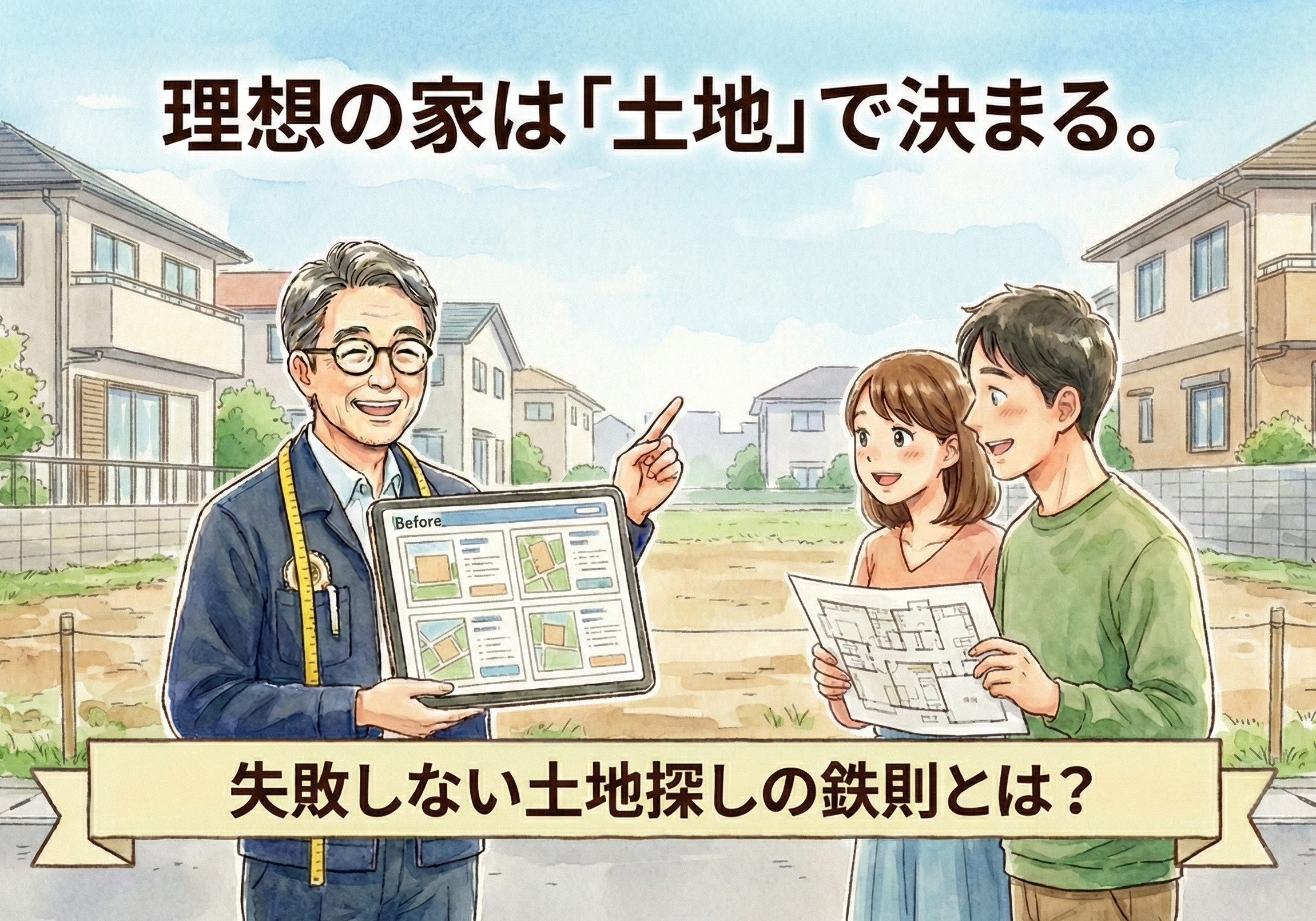 理想の家づくりは「土地」で決まります。建築家が教える、失敗しない土地探しの鉄則の画像