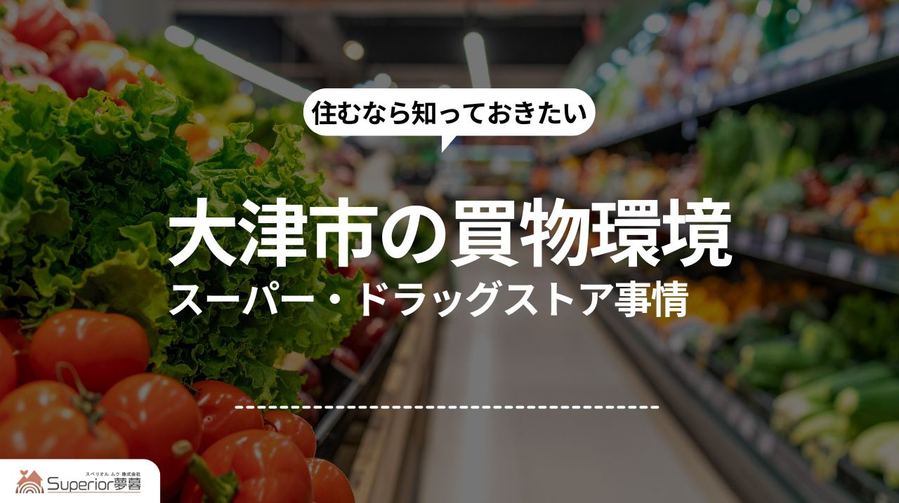 大津市の買物環境｜スーパー・ドラッグストア事情の画像