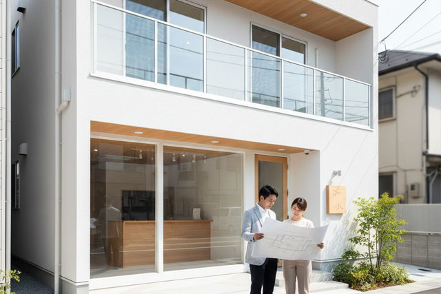 店舗付き住宅建築の流れ