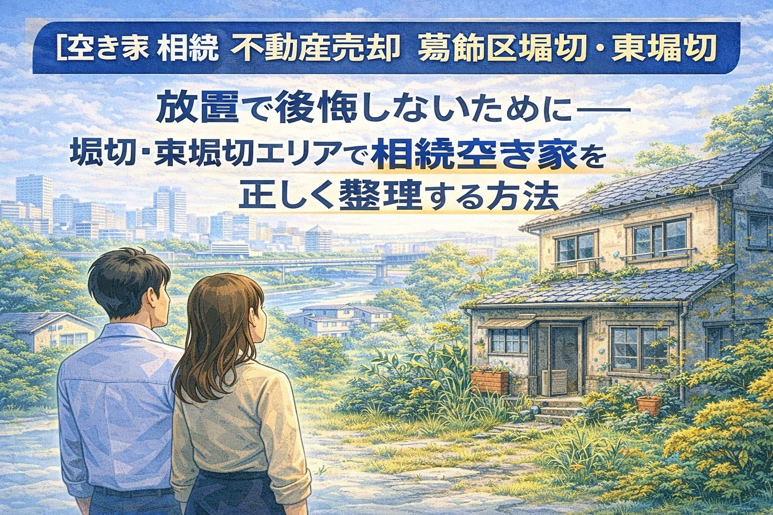 【空き家 相続 不動産売却 葛飾区堀切・東堀切】  放置で後悔しないために──堀切・東堀切エリアで相続空き家を正しく整理する方法の画像