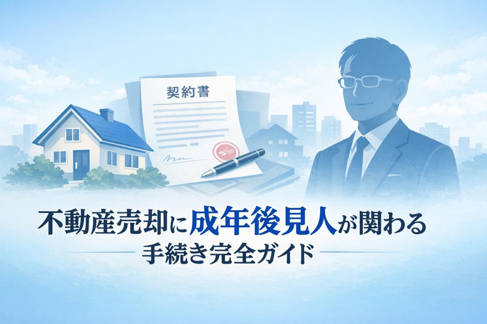 不動産売却に成年後見人が関わる手続き完全ガイド｜必要書類・許可・トラブル事例まで徹底解説の画像