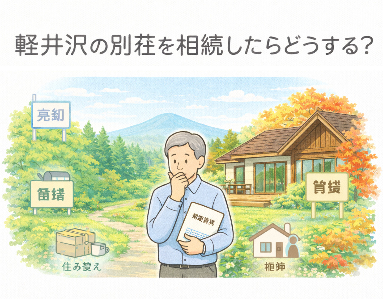 【2026年最新】軽井沢の別荘を相続したらどうする？売却・活用・住み替えの選択肢を徹底解説の画像