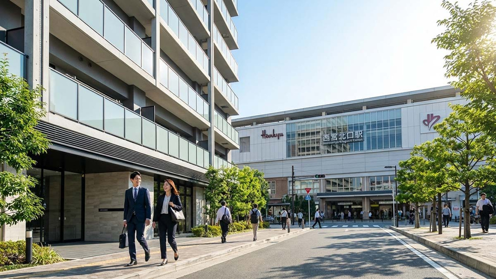 【西宮・共働き夫婦向け】通勤時間が鍵！西宮北口・JR西宮駅近マンションの賢い選び方の画像