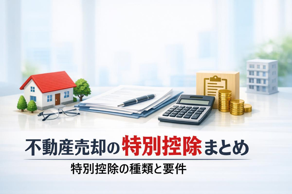 不動産売却の特別控除の種類と要件まとめ｜3000万円控除・相続空き家・申告方法まで徹底解説の画像