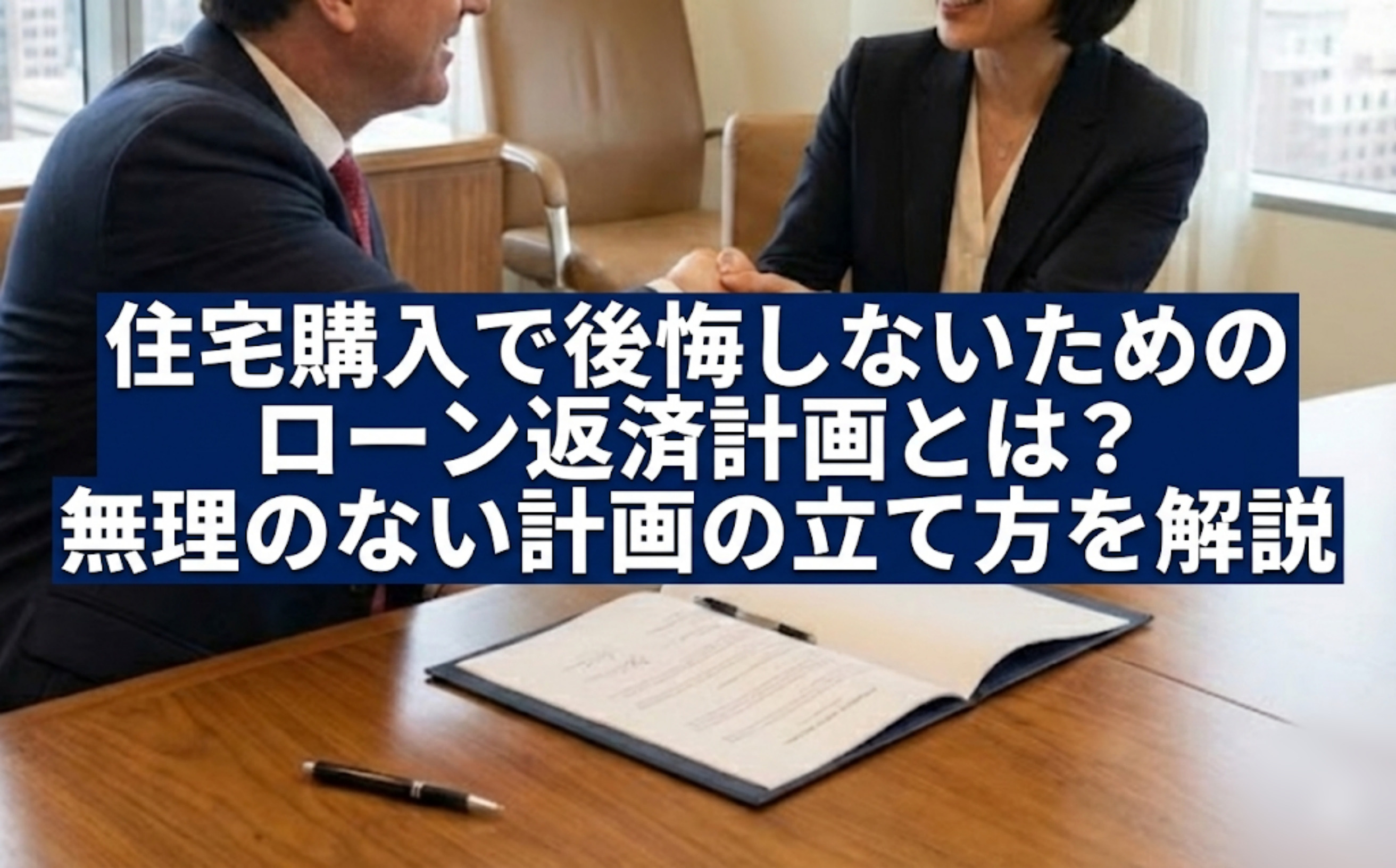 住宅購入で後悔しないためのローン返済計画とは？無理のない計画の立て方を解説の画像
