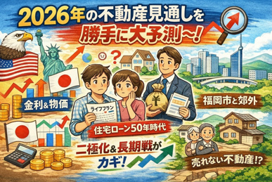 2026年の不動産見通しを勝手に大予測～！の画像