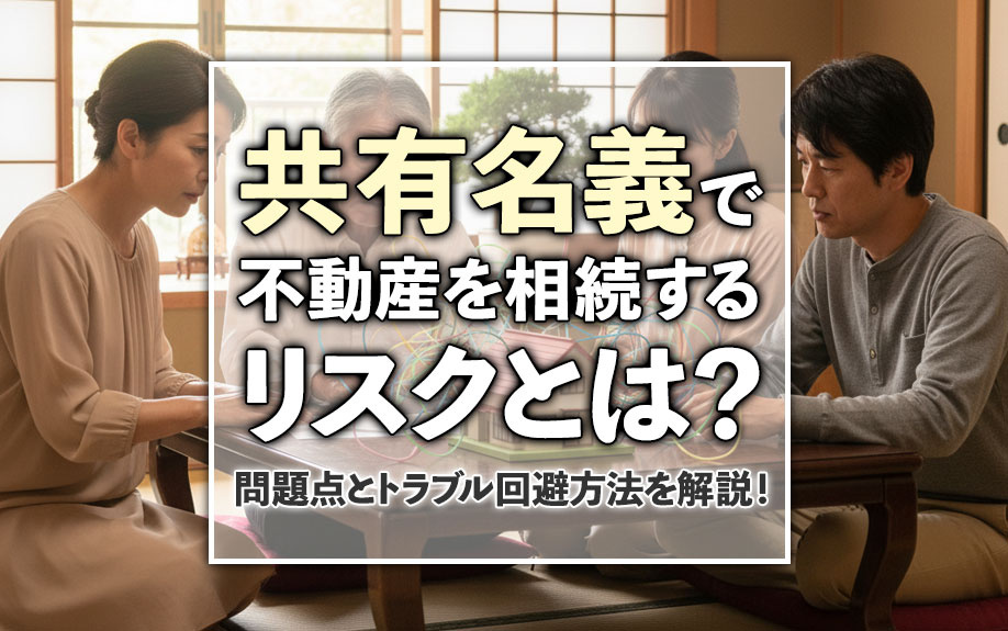 共有名義で不動産を相続するリスクとは？問題点とトラブル回避方法を解説！の画像