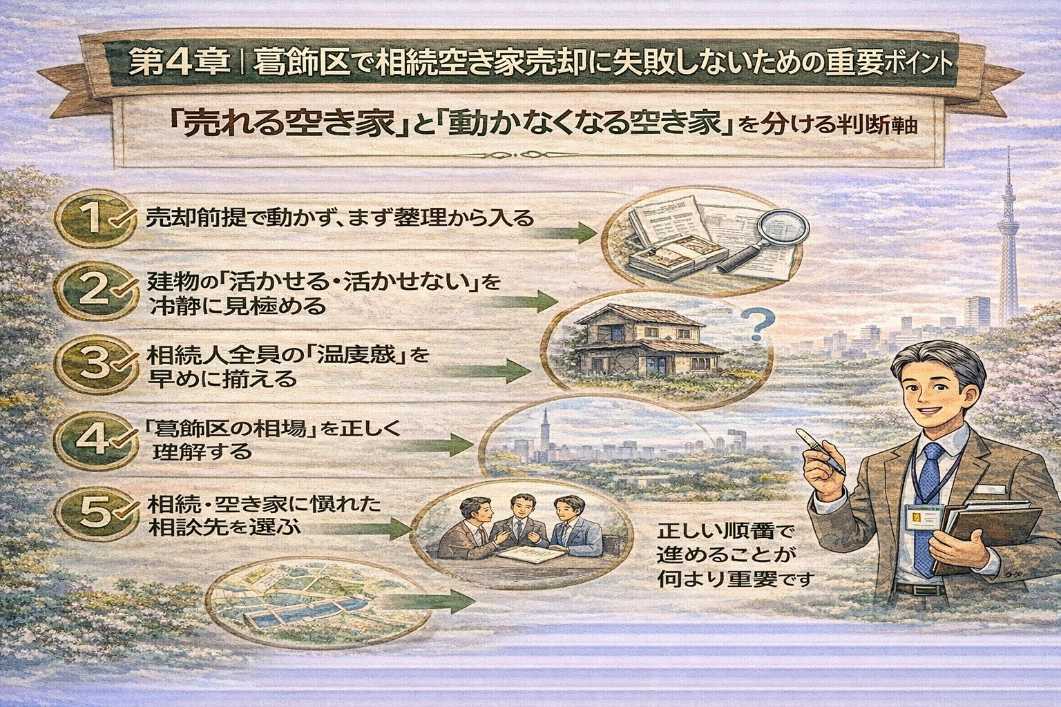葛飾区で相続空き家売却を成功させるポイント解説