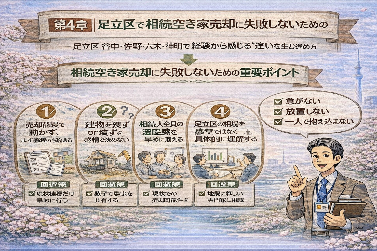 足立区で相続空き家売却を成功させるポイント解説