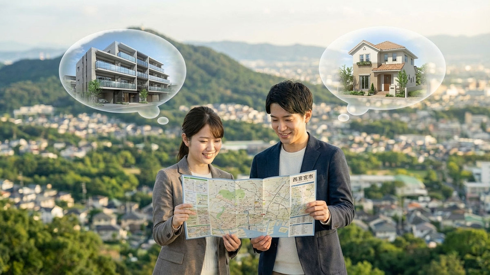 【西宮の住宅購入】マンションvs戸建て、買うならどっち？ライフプラン別・正解の選び方をプロが解説の画像
