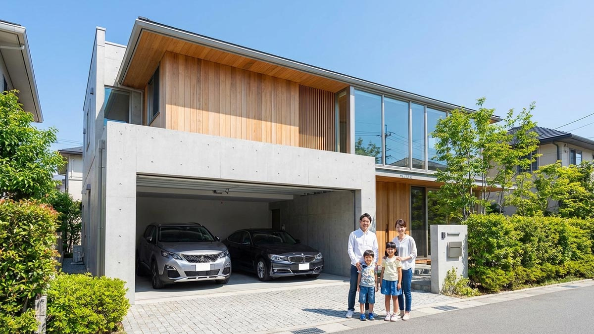 駐車場2台付きは必須！西宮で車中心の暮らしを叶える、戸建て探しのエリアと注意点の画像