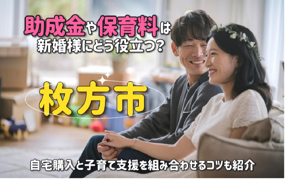 枚方市の助成金や保育料は新婚様にどう役立つ？自宅購入と子育て支援を組み合わせるコツも紹介の画像