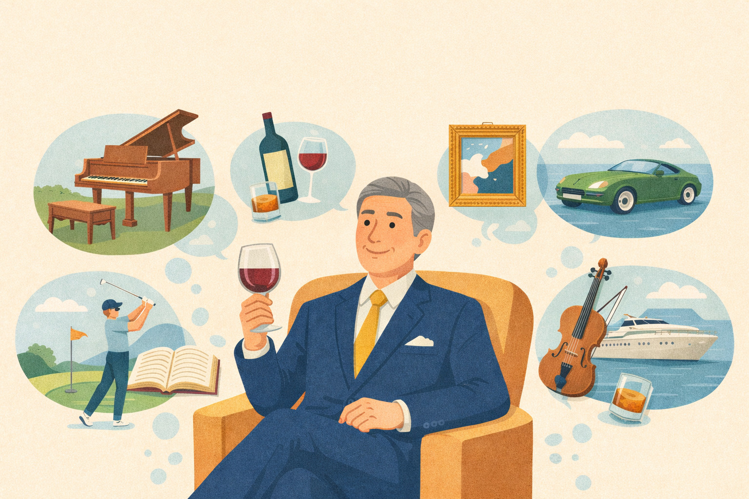 富裕層の趣味とは？時間とお金を豊かに使う大人のライフスタイルを解説の画像