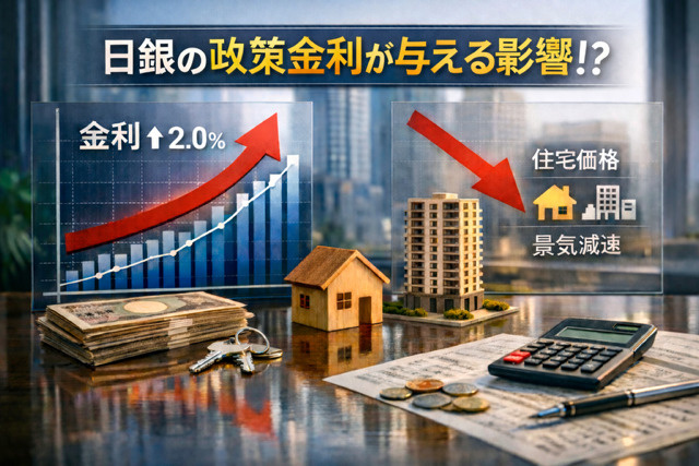 日本銀行の政策金利利上げが不動産に与える影響は？金融や物価の動きも売却時に知っておきたいの画像
