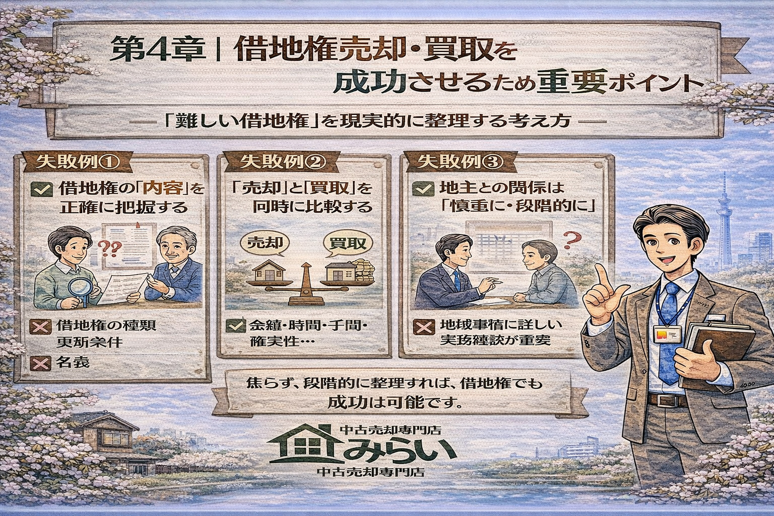 葛飾区で借地権整理を成功させるポイント解説