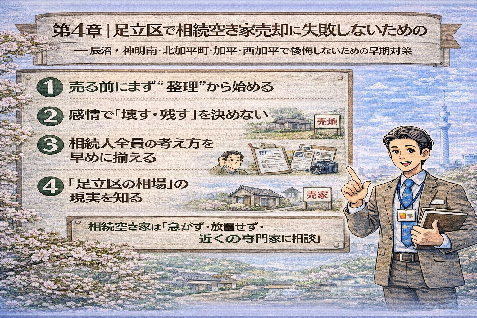 足立区で相続空き家売却を成功させるポイント解説