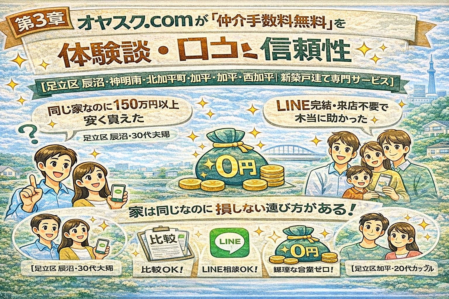 仲介手数料無料で新築戸建てを購入した利用者の体験談と口コミ