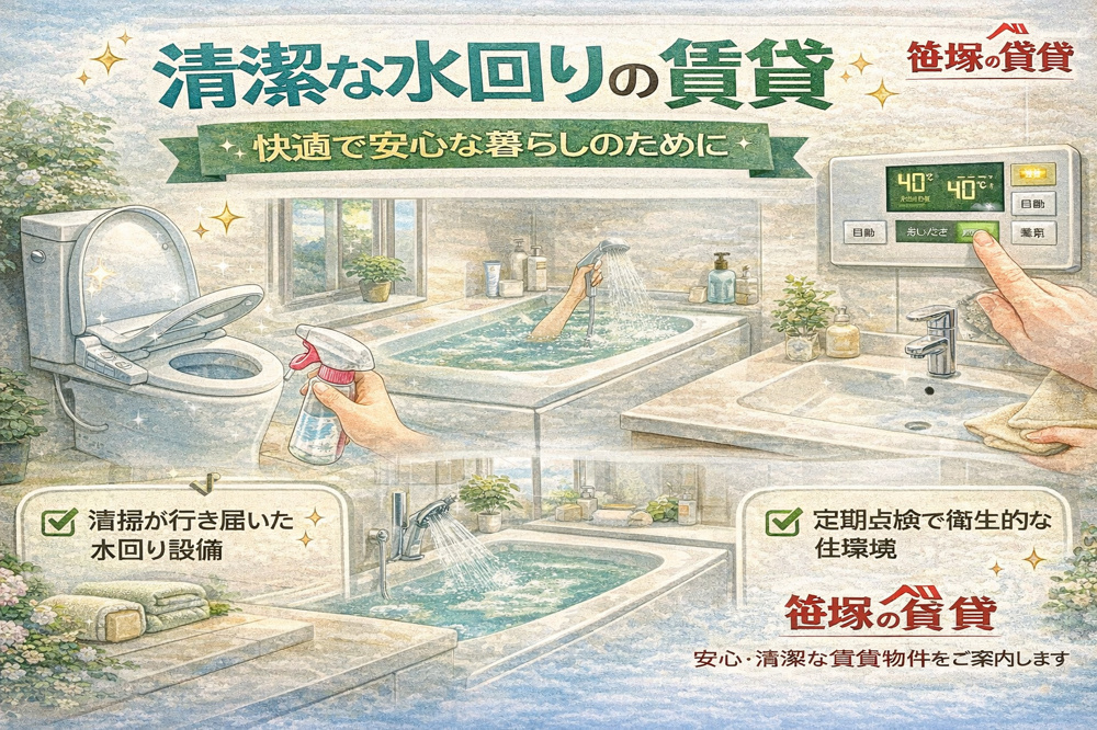水回りがきれいな賃貸を探していますか　清潔な賃貸の選び方と安心ポイントをご紹介の画像