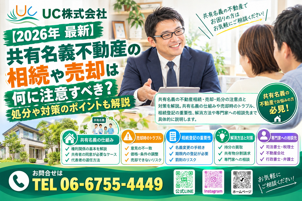【2026年　最新】共有名義不動産の相続や売却は何に注意すべき？処分や対策のポイントも解説の画像