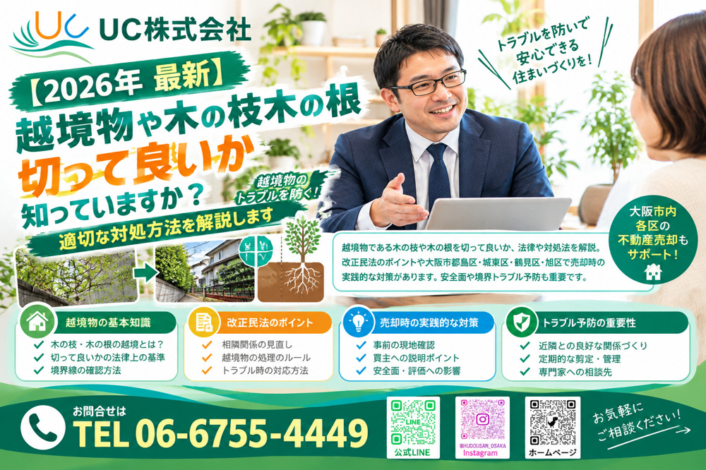 【2026年　最新】越境物や木の枝木の根切って良いか知っていますか？適切な対処方法を解説しますの画像