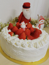 みんなでクリスマスケーキを♪の画像