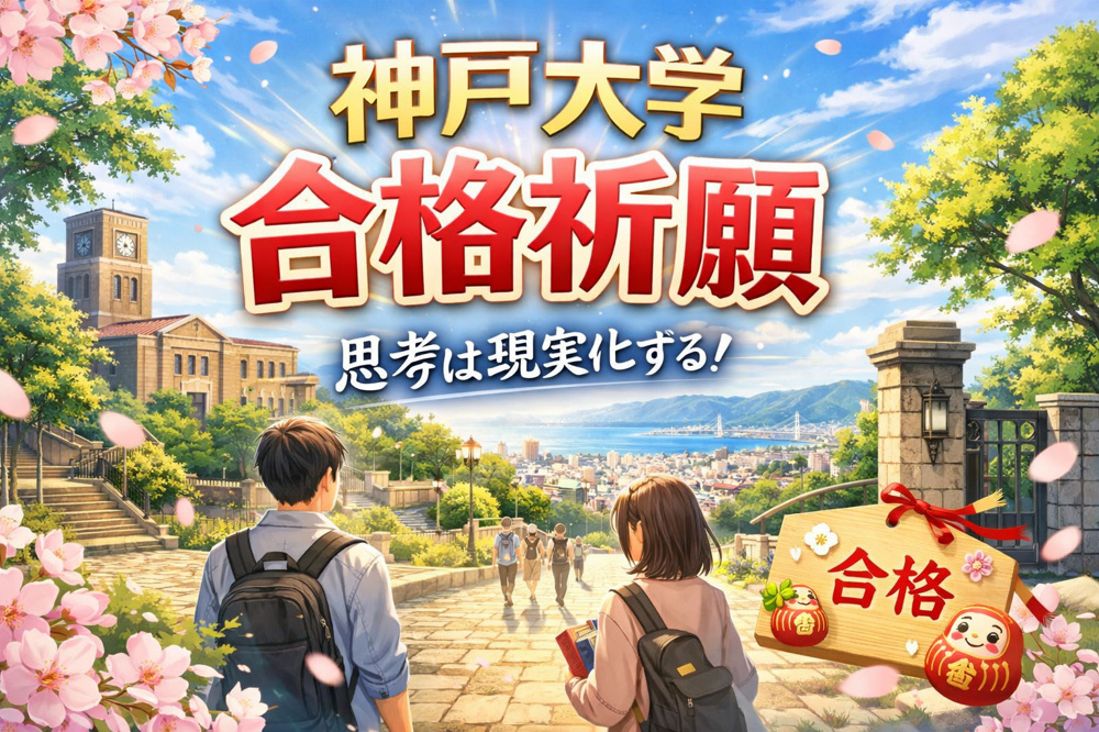 【神戸大学 合格祈願】六甲台キャンパスを歩くキャンパスツアー ― 思考は現実化する。キャンパスライフを先に体験しよう ―の画像