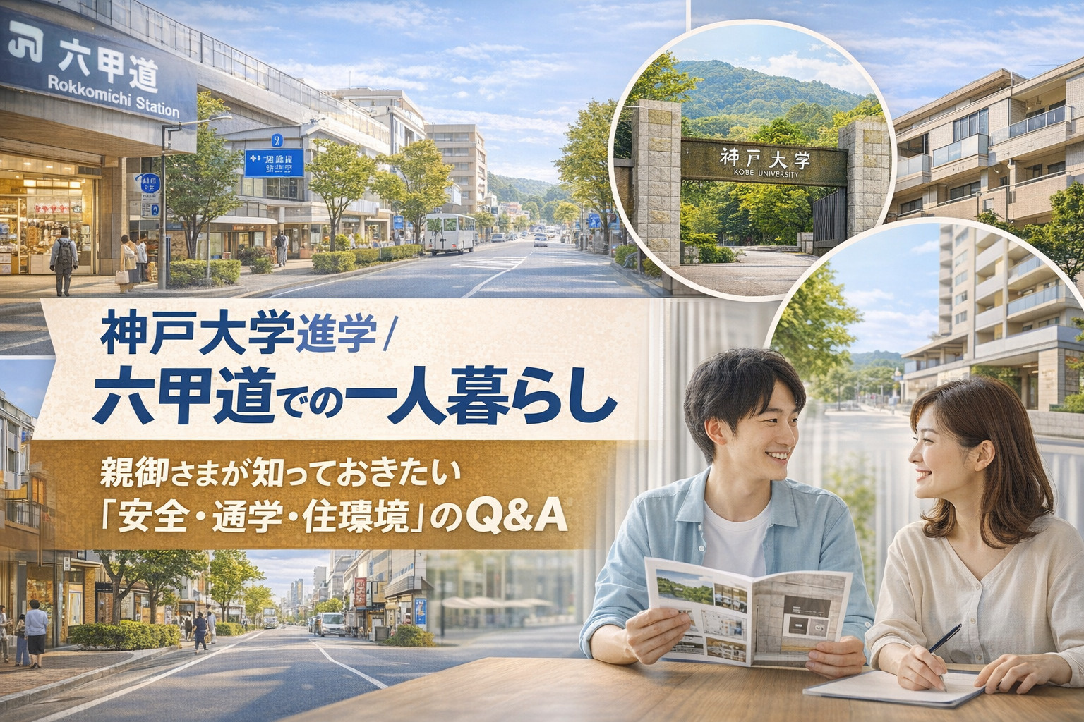 【六甲道×神戸大学】 親御さま向け｜一人暮らしQ&A完全ガイド 失敗しない部屋探しの判断基準とは？の画像