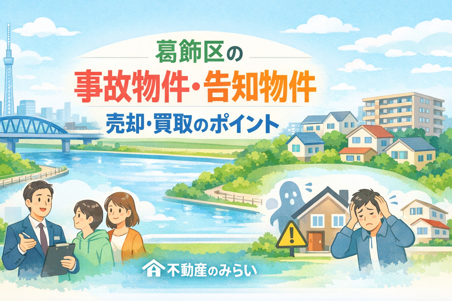【葛飾区】事故物件・告知物件の売却で後悔しないために  ──「売れない」「安くなる」と悩む前に知っておきたい正しい進め方の画像