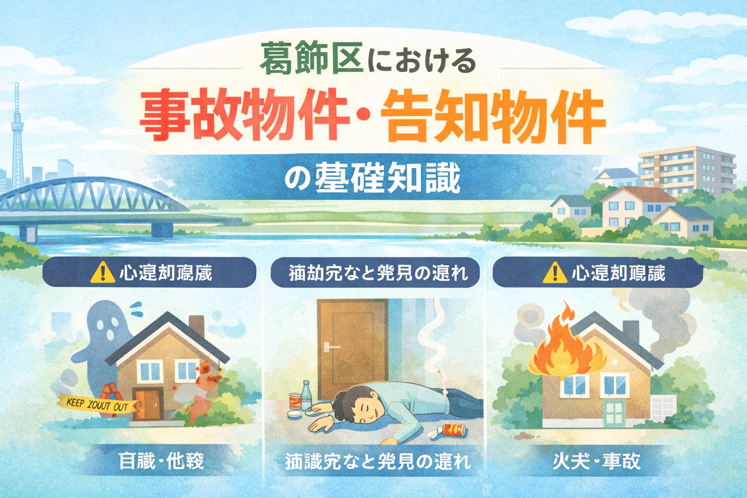 葛飾区における事故物件・告知物件の基礎知識と注意点