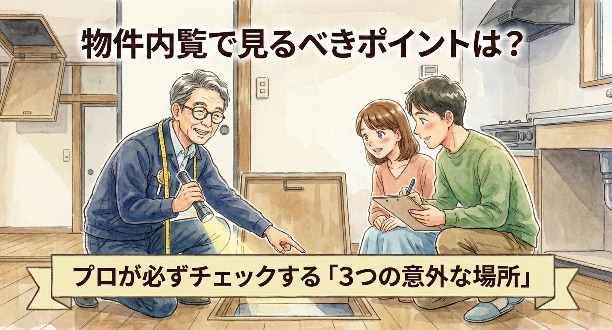 物件内覧で見るべきポイントは？プロが必ずチェックする「3つの意外な場所」の画像
