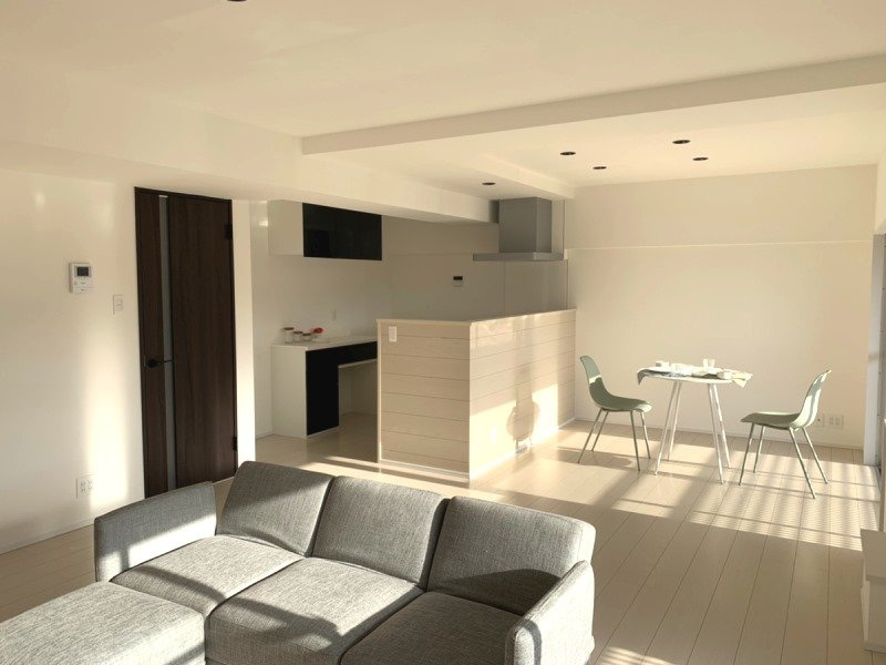 【リノベ事例】個室がなくても大丈夫　リビング×ワークスペースの画像