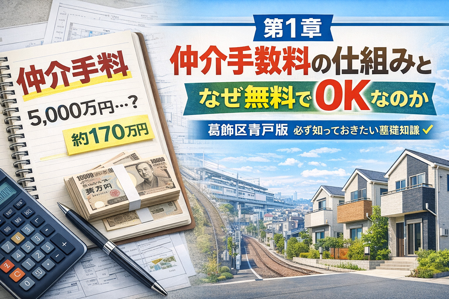 葛飾区青戸の新築戸建てで仲介手数料が無料になる仕組みを解説
