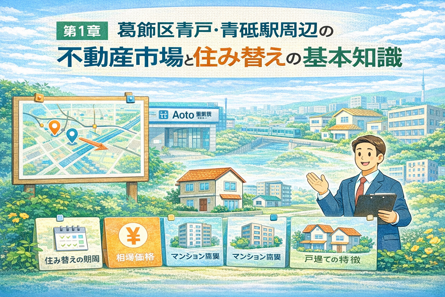 葛飾区青戸・青砥駅エリアの不動産市場と住み替えの基本