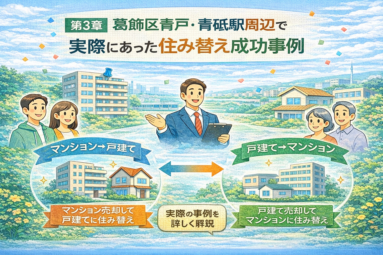 葛飾区青戸で実際にあった住み替え成功事例