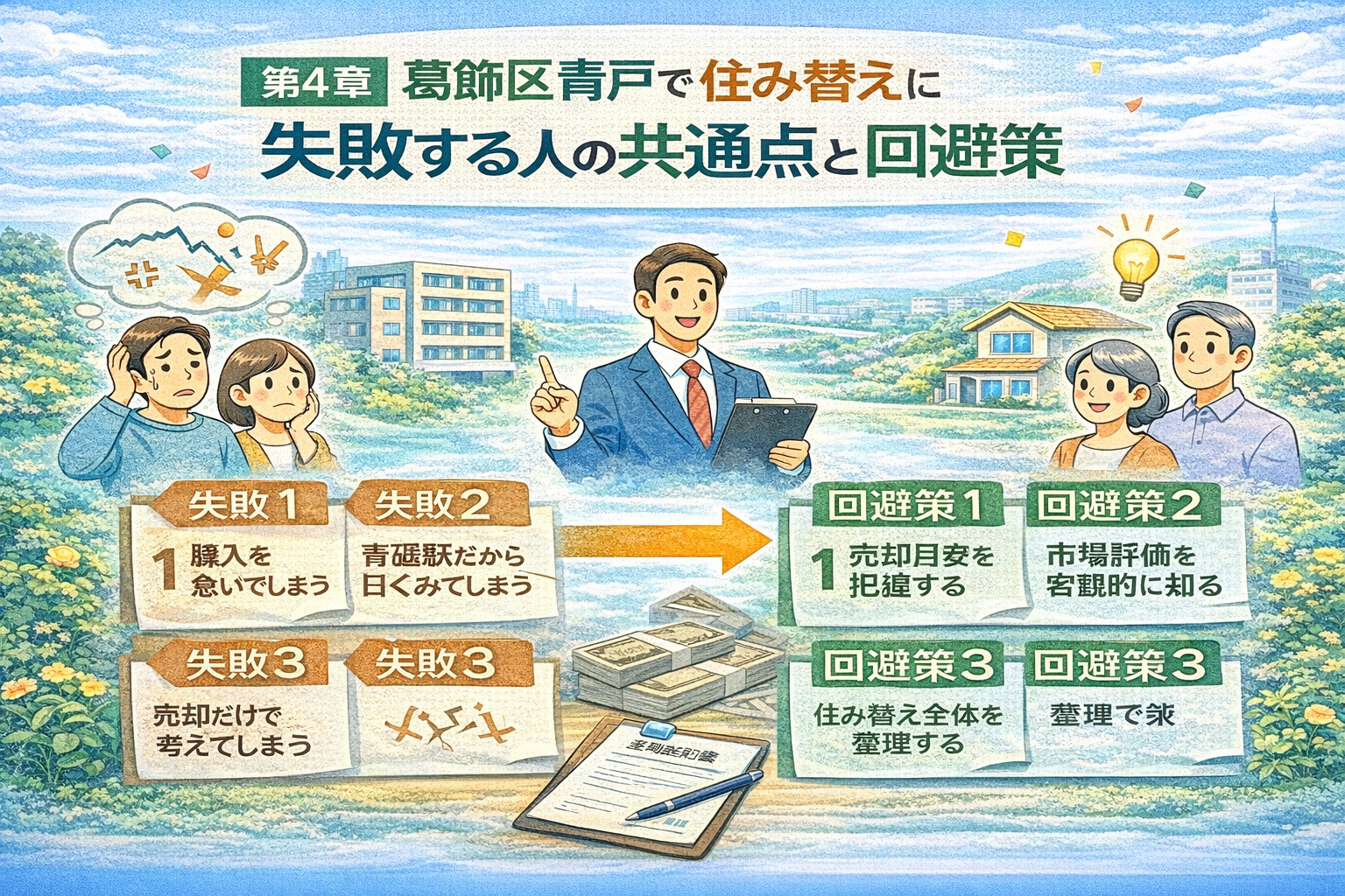 葛飾区青戸で住み替えに失敗しないための回避策