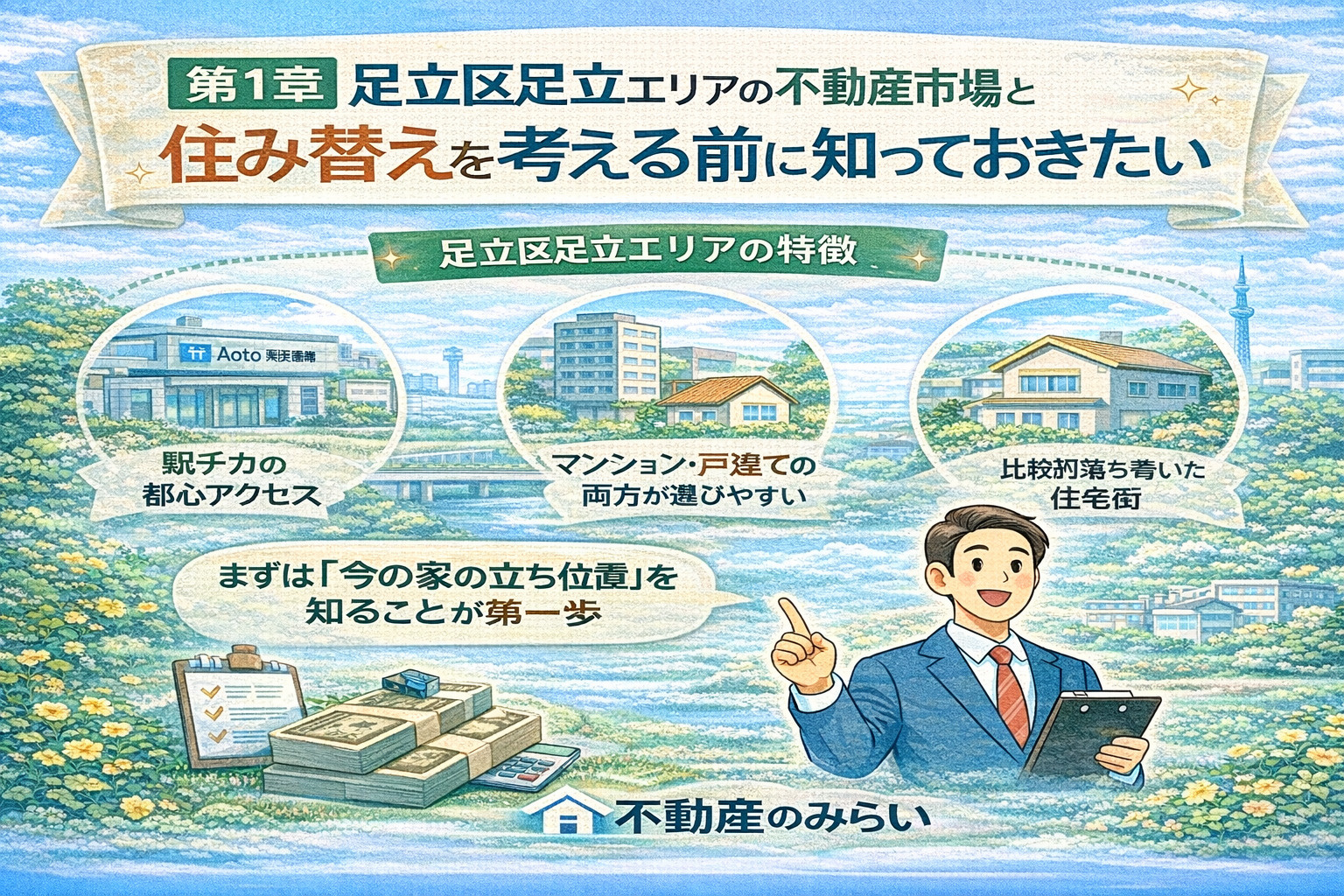 足立区足立エリアの不動産市場と住み替えの基本知識