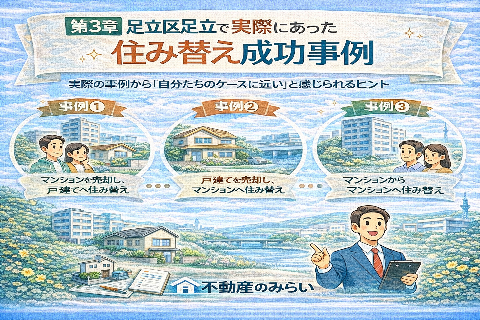 足立区足立で実際にあった住み替え成功事例